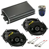 Compatible with Ford Econoline Full Size Van 92-96 Speaker Replacement Kicker (2)DSC68 & CXA360.4
