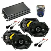 Compatible with Ford Escape 2001-2012 Factory Speaker Replacement Kicker (2) DSC68 & CXA360.4