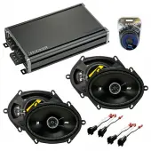 Compatible with Ford Edge 2007-2010 Factory Speaker Replacement Kicker (2) DSC68 & CXA360.4