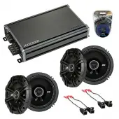 Compatible with Chevy Trailblazer 2002-2009 Speaker Replacement Kicker (2) DSC65 & CXA360.4 Amp