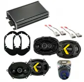 Compatible with Mercury Grand Marquis 95-97 Speaker Replacement Kicker DS Series & CXA360.4 Amp