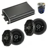 Compatible with Nissan Sentra 1995-1999 Factory Speaker Replacement Kicker (2) DSC65 & CXA360.4