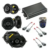 Compatible with Ford Mustang 1982-1985 Factory Speaker Replacement Kicker DS Series & CXA360.4