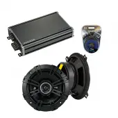 Compatible with Honda Civic 1986-1991 Speaker Replacement Kicker DSC5 & CXA360.4 Amplifier