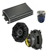 Compatible with Isuzu Truck 1986-1987 Speaker Replacement Kicker DSC4 & CXA360.4 Amplifier