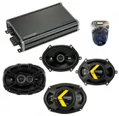 Compatible with Mazda MPV Van 00-06 Speaker Replacement Kicker DSC68 DSC693 & CXA360.4 Amp