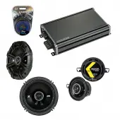 Compatible with Pontiac Lemans 1988-1993 Speaker Replacement Kicker DSC35 DSC65 & CXA360.4 Amp