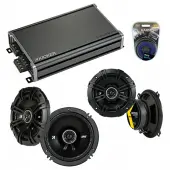 Compatible with Subaru Forester 2005-2008 Speaker Replacement Kicker DSC65 DSC4 & CXA360.4 Amp