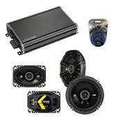 Compatible with Pontiac TransSport APV 1993-1996 Speaker Replacement Kicker DS & CXA360.4 Amp