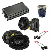 Compatible with Cadillac Eldorado 1996-1999 Speaker Replacement Kicker DSC4 DSC693 & CXA360.4 Amp