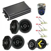 Compatible with Jeep Grand Cherokee 1993-1995 Speaker Replacement Kicker DS Series & CXA360.4 Amp