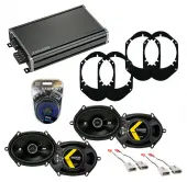 Compatible with Mazda B2300/B3000/B4000 95-97 Speaker Replacement Kicker (2) DSC68 & CXA360.4 Amp