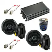 Compatible with Mazda RX7 1986-1989 Speaker Replacement Kicker (2) DSC5 & CXA360.4 Amplifier