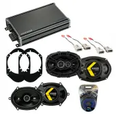 Compatible with Mercury Grand Marquis 98-02 Speaker Replacement Kicker KSC68 KSC69 & CXA360.4 Amp