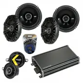 Compatible with Oldsmobile Achieva 1996-1998 Speaker Replacement Kicker DS Series & CXA360.4 Amp