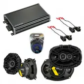 Compatible with Oldsmobile Cutlass Supreme 1992-1994 Speaker Replacement Kicker DS & CXA360.4 Amp