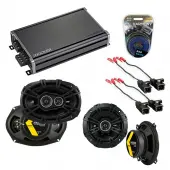 Compatible with Oldsmobile Intrigue 1998-2002 Speaker Replacement Kicker DS Series & CXA360.4 Amp