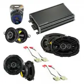 Compatible with Oldsmobile Toronado 1988-1993 Speaker Replacement Kicker DS Series & CXA360.4 Amp