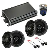 Compatible with Pontiac TransSport 1997-1999 Speaker Replacement Kicker (2) DSC65 & CXA360.4 Amp