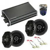 Compatible with Saturn SL1/SL2/Sport Coupe 1991-1999 Speaker Replacement Kicker DS & CXA360.4 Amp
