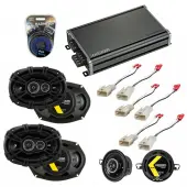 Compatible with Toyota Camry 2002-2006 Speaker Replacement Kicker (2) DSC693 DSC35 & CXA360.4 Amp