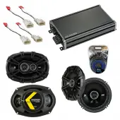 Compatible with Toyota Camry Solara 1999-2003 Speaker Replacement Kicker DS Series & CXA360.4 Amp