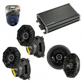 Compatible with Toyota Land Cruiser 1993-1996 Speaker Replacement Kicker DS Series & CXA360.4 Amp