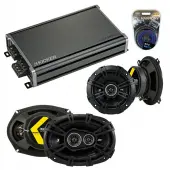 Compatible with Pontiac G3 (sedan) 2007-2009 Speaker Replacement Kicker DS Series & CXA360.4 Amp