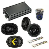 Compatible with Pontiac Grand Prix 2004-2008 Speaker Replacement Kicker DS Series & CXA360.4 Amp