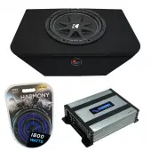 Compatible with 2000-2009 Honda S2000 Custom Fit Kicker Bundle Comp C12 Single 12" Sub Box E...