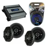 Compatible with Acura RSX 2002-2006 Factory Speaker Replacement Kicker (2) DSC65 & Harmony HA-A400.4