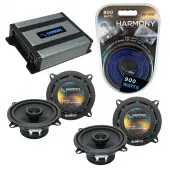 Compatible with BMW 850i 1990-1991 Factory Speaker Replacement Harmony (2) R5 & Harmony HA-A4...