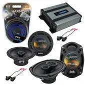 Compatible with Chevy Impala 2000-2016 Factory Speaker Replacement Harmony R65 R69 & Harmony HA-A400.4 Amp