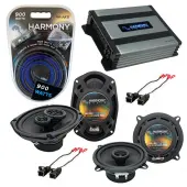 Compatible with Chevy Lumina 1995-2001 Factory Speaker Replacement Harmony R5 R69 & Harmony HA-A400.4 Amp