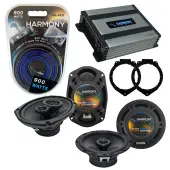 Compatible with Chevy Malibu 2008-2012 Factory Speaker Replacement Harmony R65 R69 & Harmony HA-A400.4 Amp