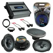 Compatible with Chevy Malibu Classic 2008 Speakers Replacement Harmony C65 C69 & Harmony HA-A400.4 Amp