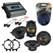 Compatible with Chevy Silverado Pickup 99-06 Speaker Replacement Harmony R5 R46 & Harmony HA-A400.4 Amp