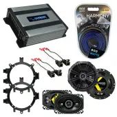Compatible with Chevy Silverado Pickup 99-06 Speaker Replacement Kicker DCS5 DSC46 & Harmony HA-A400.4