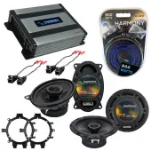 Compatible with Chevy Silverado Pickup Classic 2007 Speaker Replacement Harmony Speakers & Harmony HA-A400.4