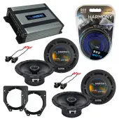Compatible with Chevy Van (Full Size) Express 96-02 Speaker Replacement Harmony(2)R65 & Harmony HA-A400.4 Amp
