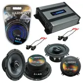 Compatible with Chevy Tahoe 2007-2014 Factory Speakers Replacement Harmony C65 C5 & Harmony HA-A400.4 Amp
