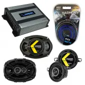 Compatible with Dodge Aspen 1976-1980 Factory Speaker Replacement Kicker DSC35 DSC693 & Harmony HA-A400.4