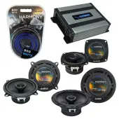 Compatible with Dodge Colt 1985-1986 OEM Speaker Replacement Harmony R5 R4 R65 & Harmony HA-A400.4 Amp