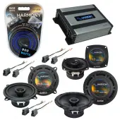 Compatible with Dodge Colt 1987-1992 OEM Speaker Replacement Harmony R5 R4 R65 & Harmony HA-A400.4 Amp