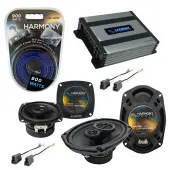 Compatible with Dodge Colt 1993-1994 Factory Speaker Replacement Harmony R4 R69 & Harmony HA-A400.4 Amp