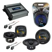 Compatible with Dodge D-50 Truck 1987-1993 OEM Speaker Replacement Harmony R4 R65 & Harmony HA-A400.4 Amp
