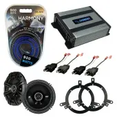 Compatible with Dodge Dakota 1997-2000 Factory Speaker Replacement Kicker (2) DSC65 & Harmony HA-A400.4