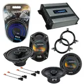 Compatible with Dodge Intrepid 1998-2004 OEM Speaker Replacement Harmony R65 R69 & Harmony HA-A400.4 Amp