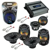 Compatible with Dodge Magnum 2005-2007 Factory Speaker Replacement Harmony R69 R35 & Harmony HA-A400.4 Amp