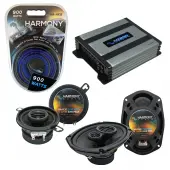 Compatible with Dodge Mirada 1979-1982 Factory Speaker Replacement Harmony R35 R69 & Harmony HA-A400.4 Amp